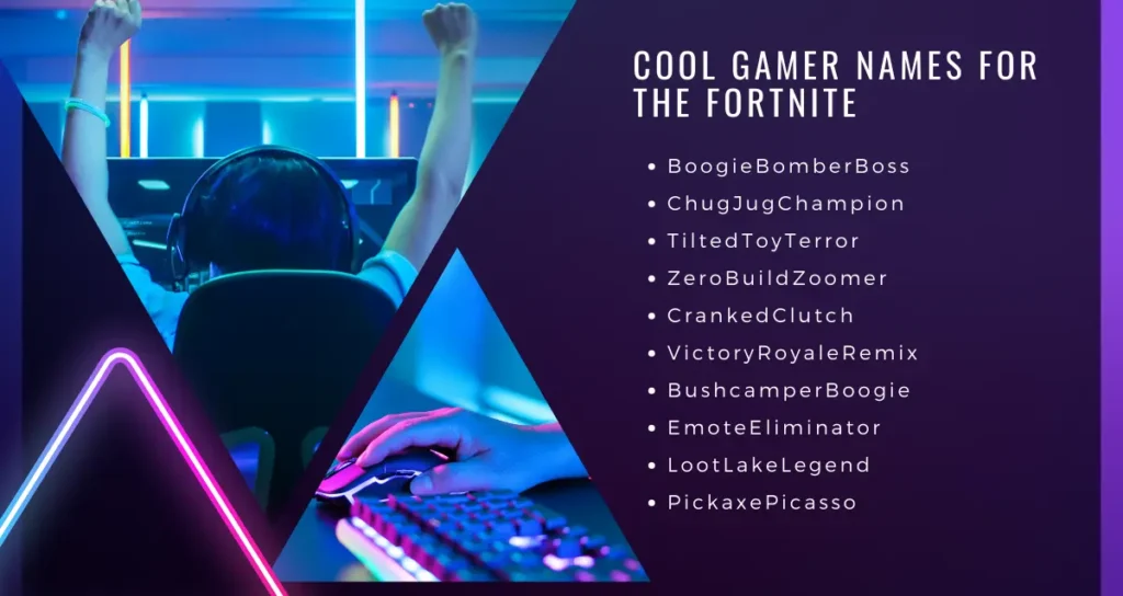 Gamer Names for Fortnite