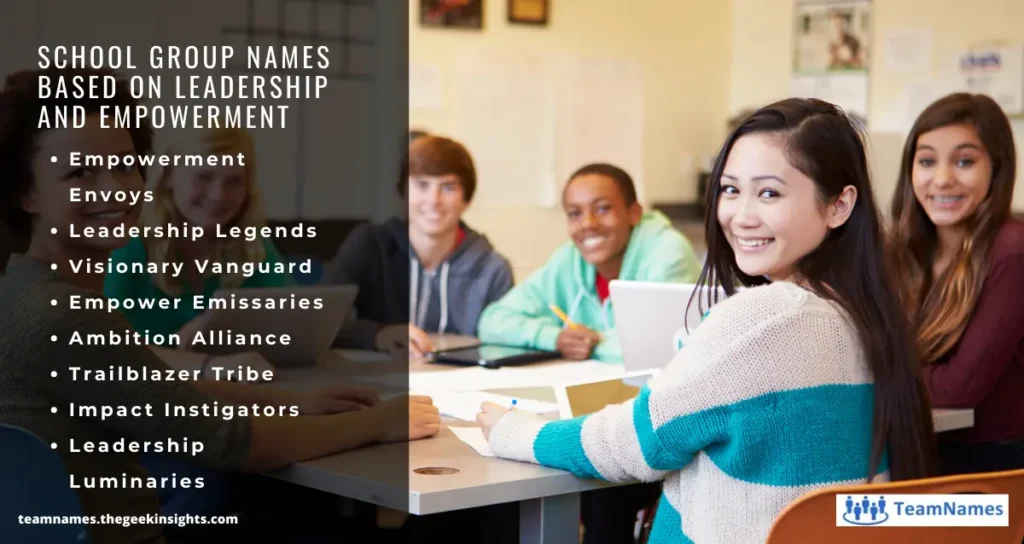 School Group Names Based on Leadership and Empowerment