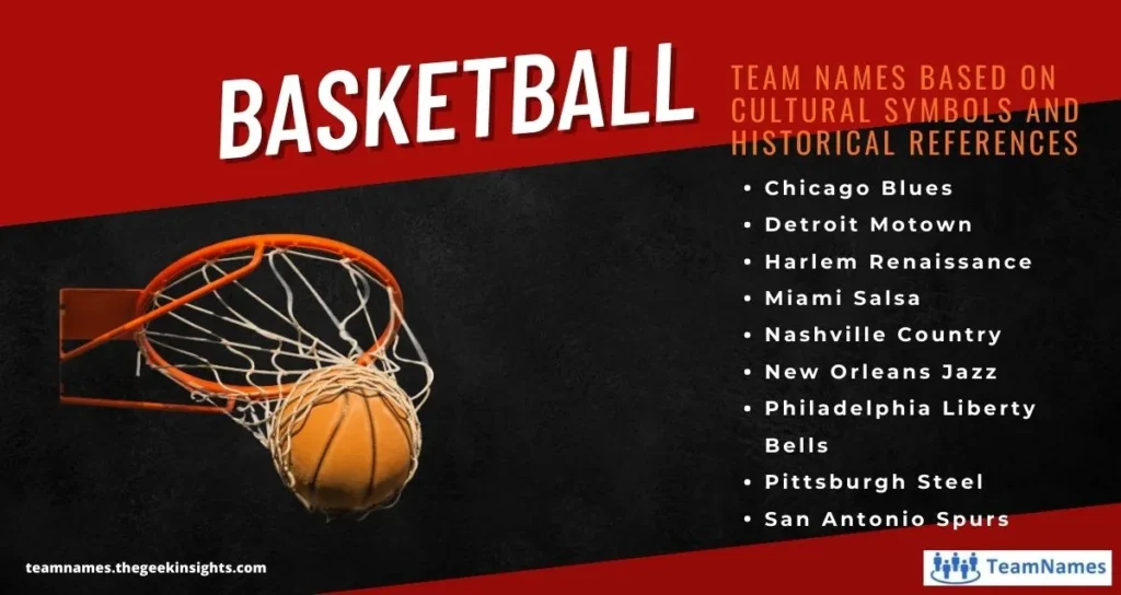 Team names Based on Cultural Symbols and Historical References