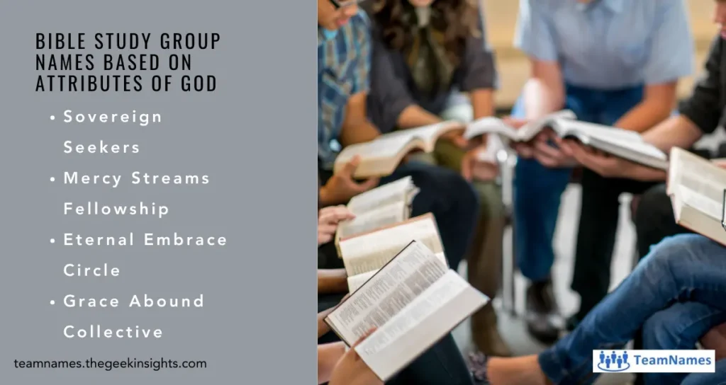 Bible Study Group Names Based on Attributes of God