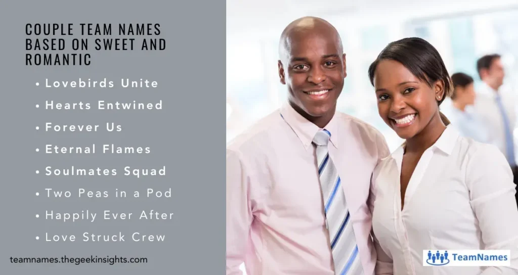 Couple Team Names Based on Sweet and Romantic