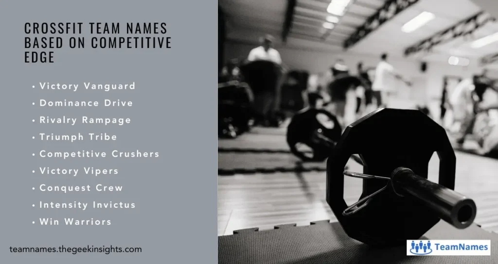 Crossfit Team Names Based on Competitive Edge