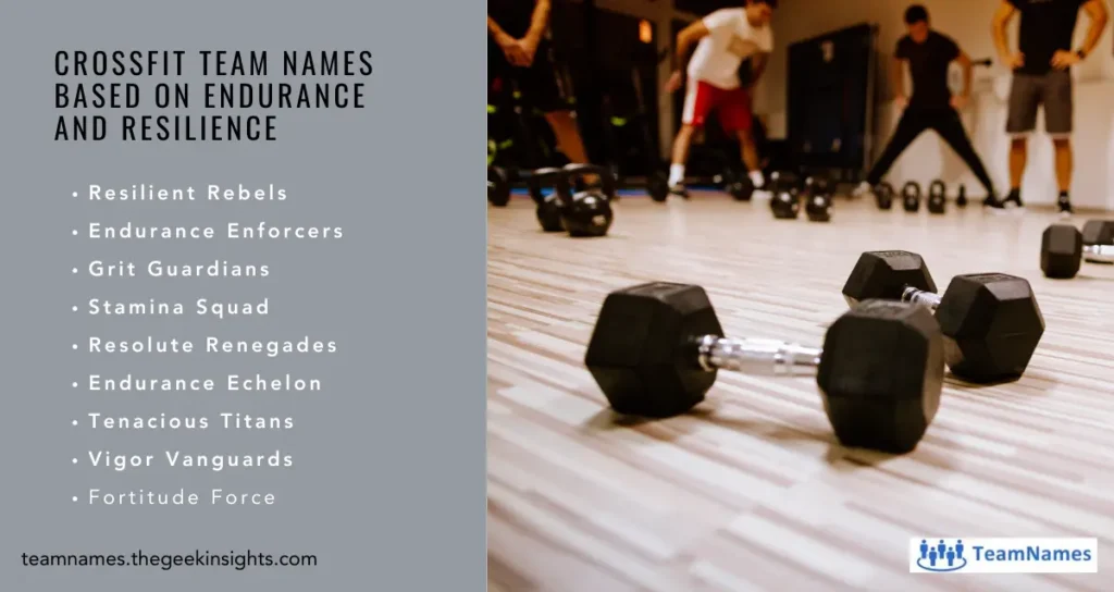 Crossfit Team Names Based on Endurance and Resilience