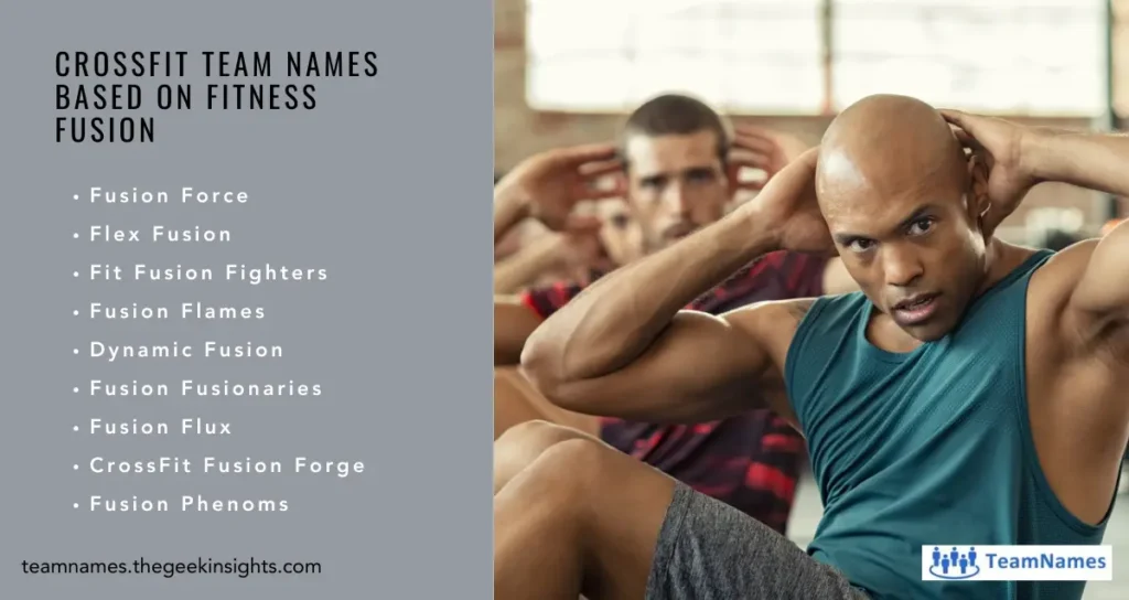 Crossfit Team Names Based on Fitness Fusion