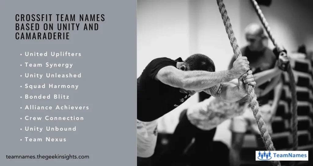 Crossfit Team Names Based on Unity and Camaraderie