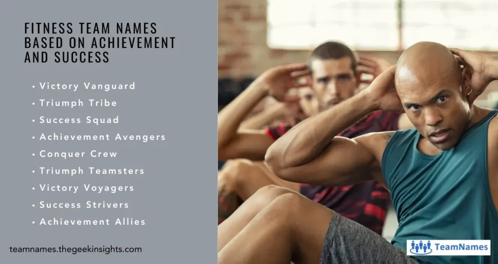 Fitness Team Names Based on Achievement and Success