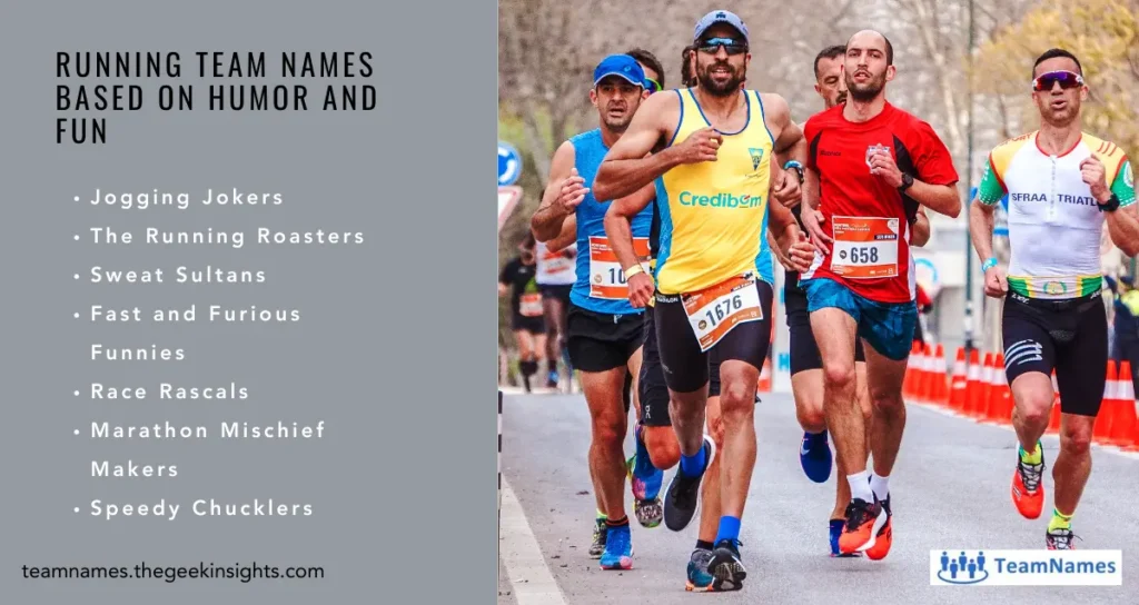 Running Team Names based on Humor and Fun