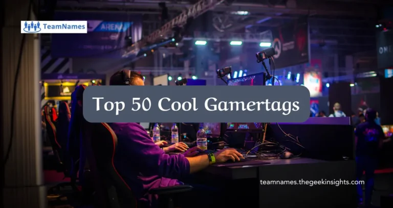 Top 50 Cool Gamertags