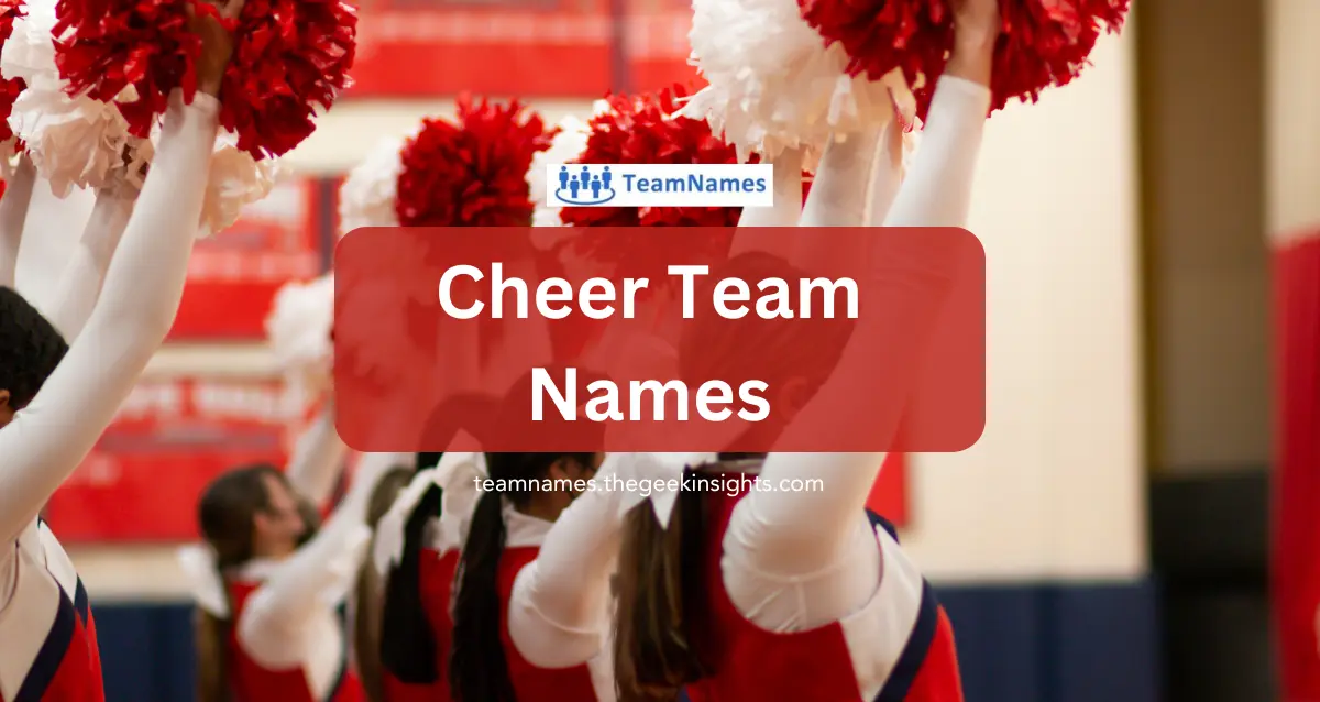 Cheer Team Names