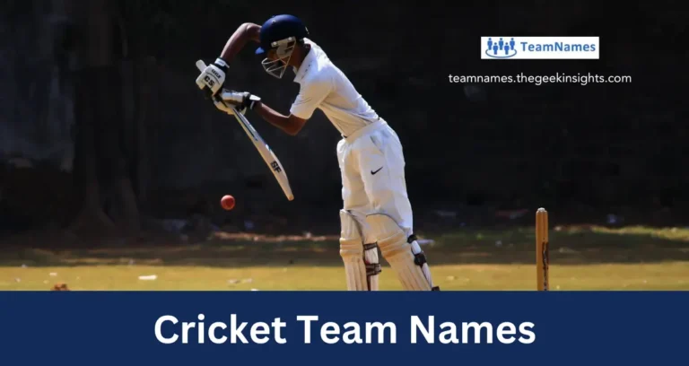 Cricket Team Names