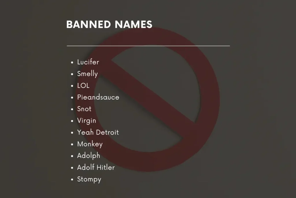 Banned Names