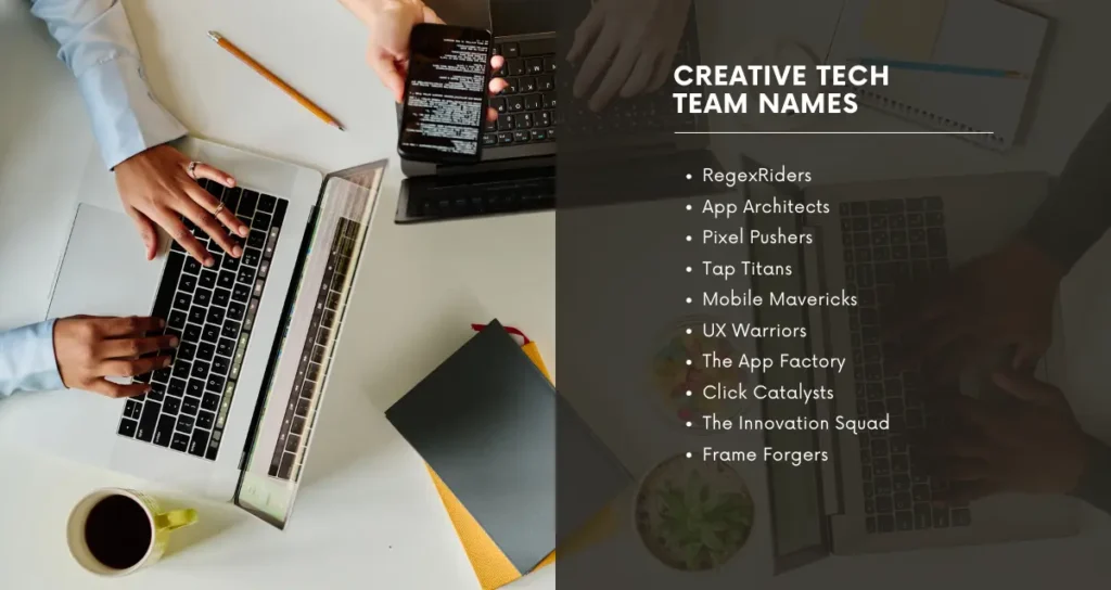 Creative Tech Team Names