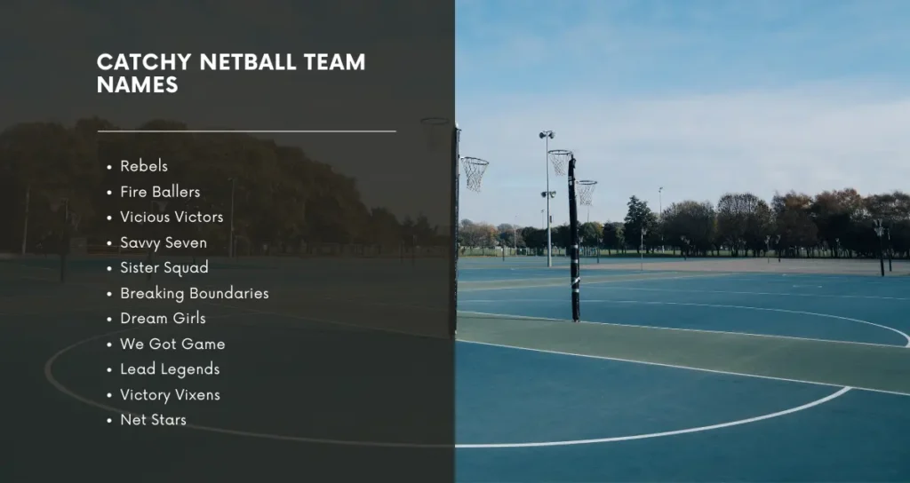 Catchy Netball Team Names