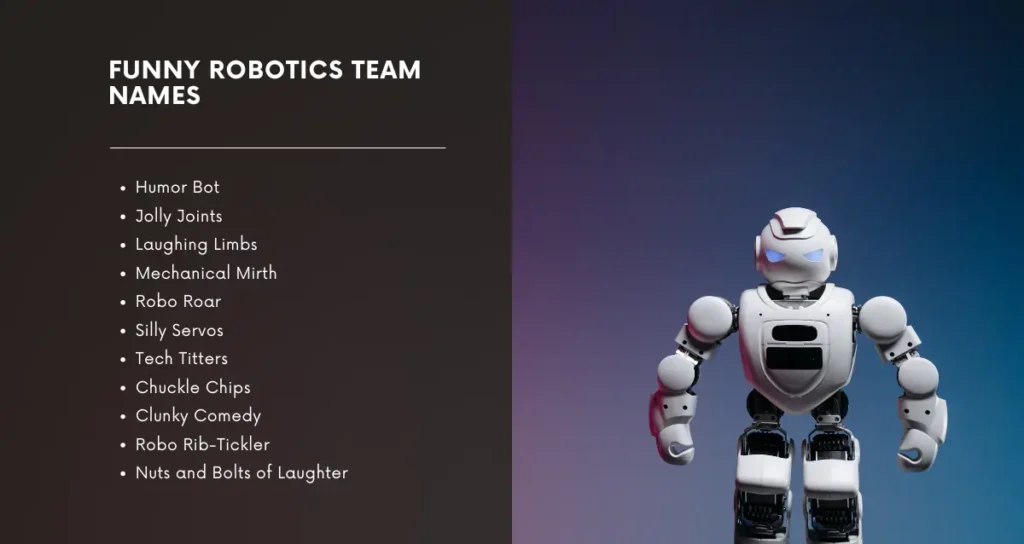 Funny Robotics Team Names