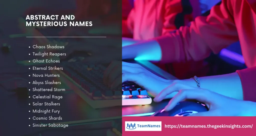 Abstract and Mysterious Names