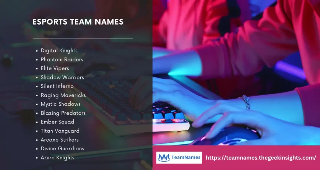 Esports Team Names