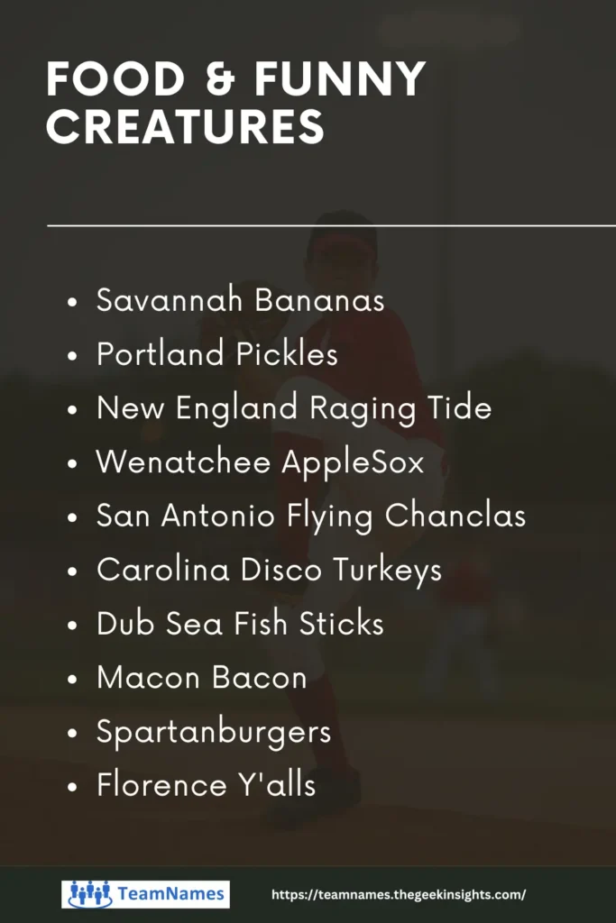 Food & Funny Creatures