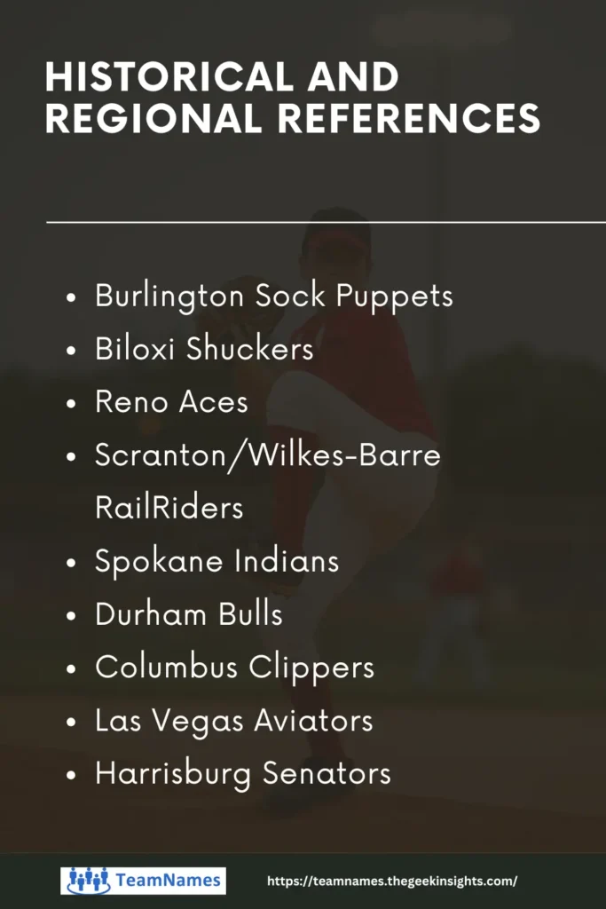 Historical and Regional References