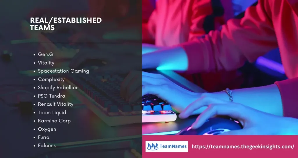 Real_Established Teams