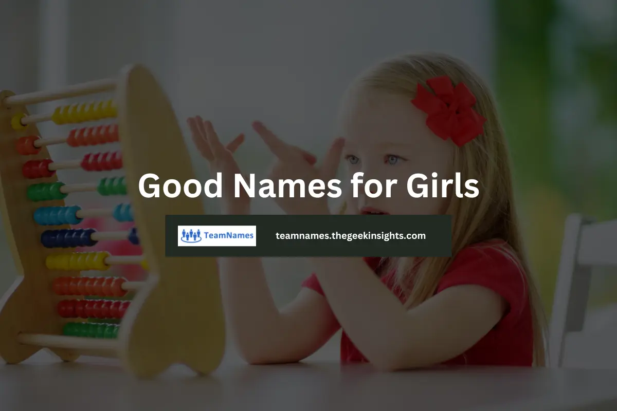 Good Names for Girls