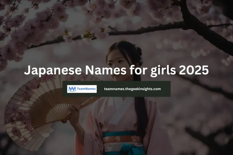 Japanese Names for girls 2025