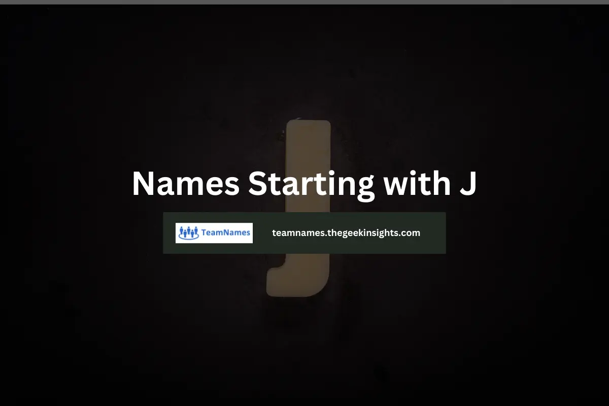 Names Starting with J