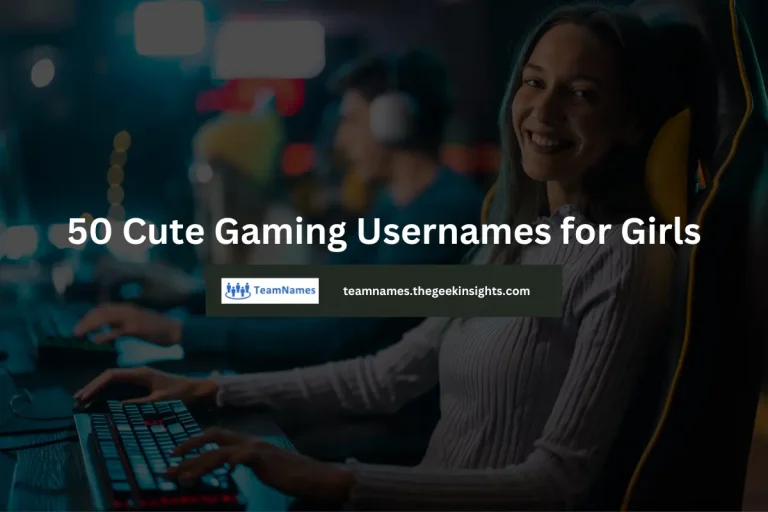 50 Cute Gaming Usernames for Girls