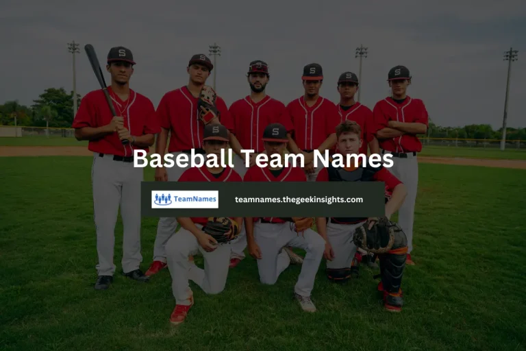 Baseball Team Names