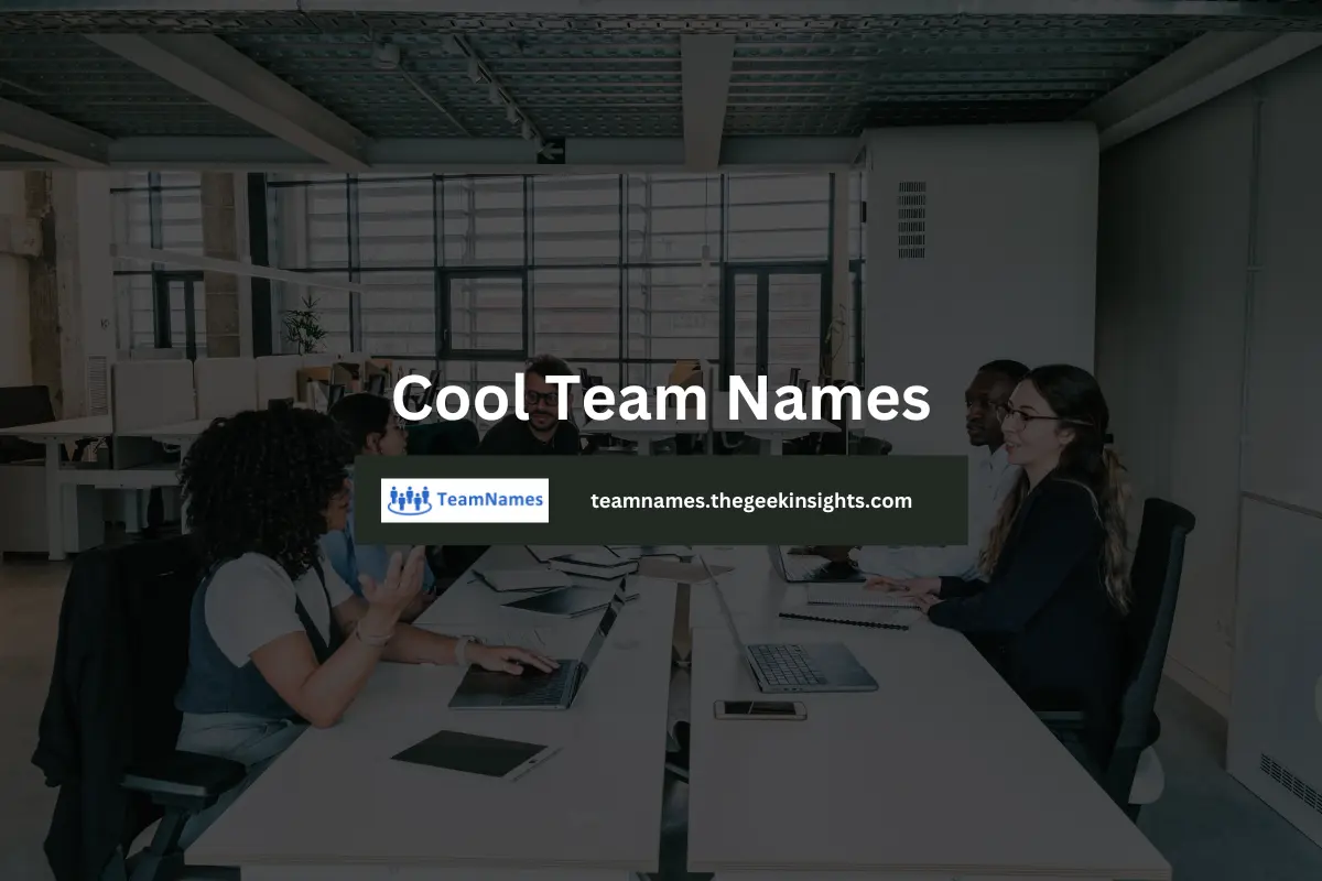 Cool Team Names