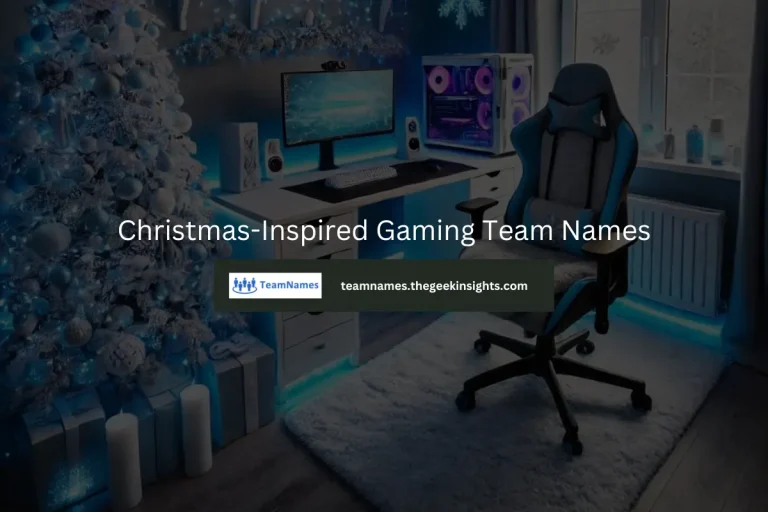 Christmas-Inspired Gaming Team Names