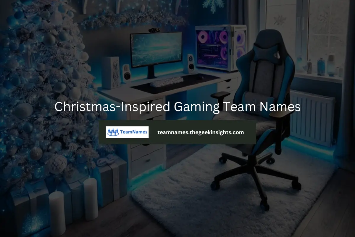 Christmas-Inspired Gaming Team Names