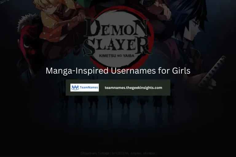 Manga-Inspired Usernames for Girls