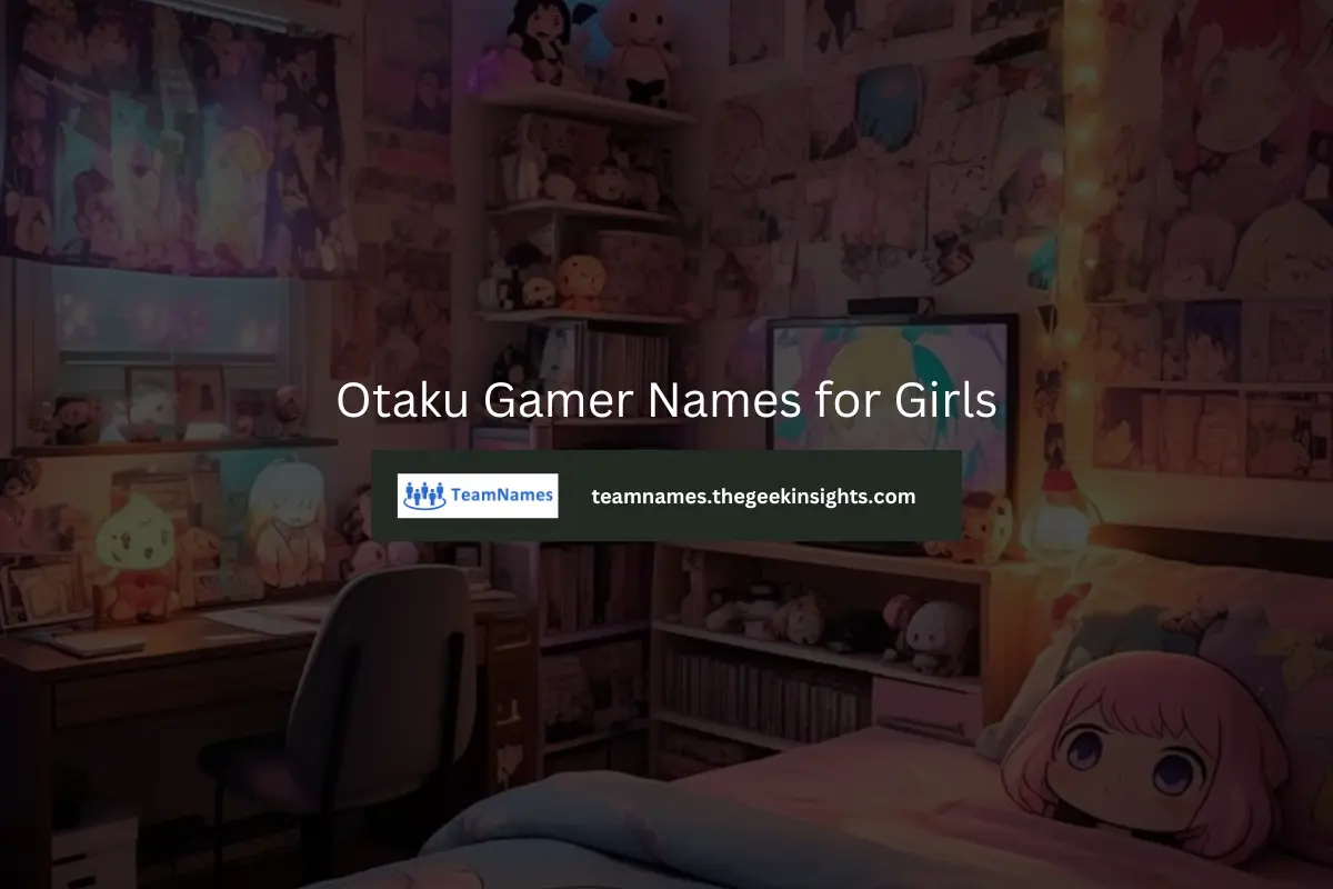 Otaku Gamer Names for Girls