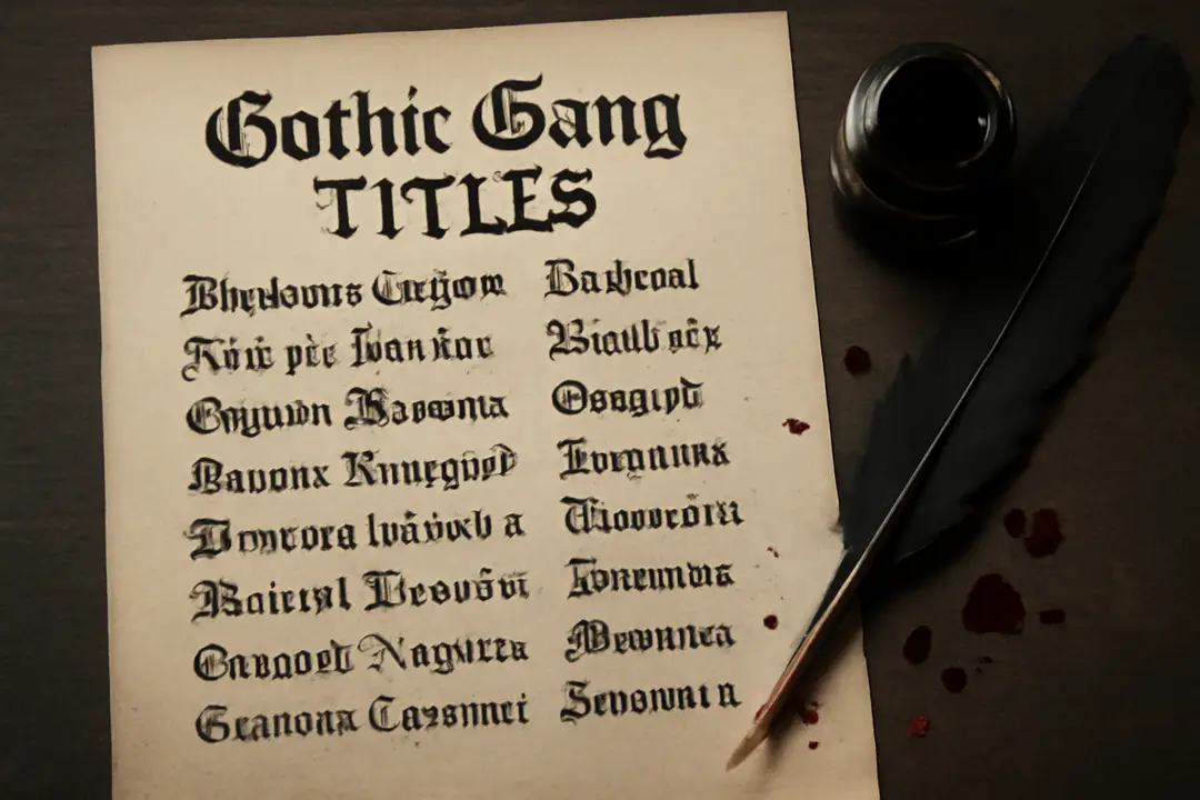 Gothic Gang Titles