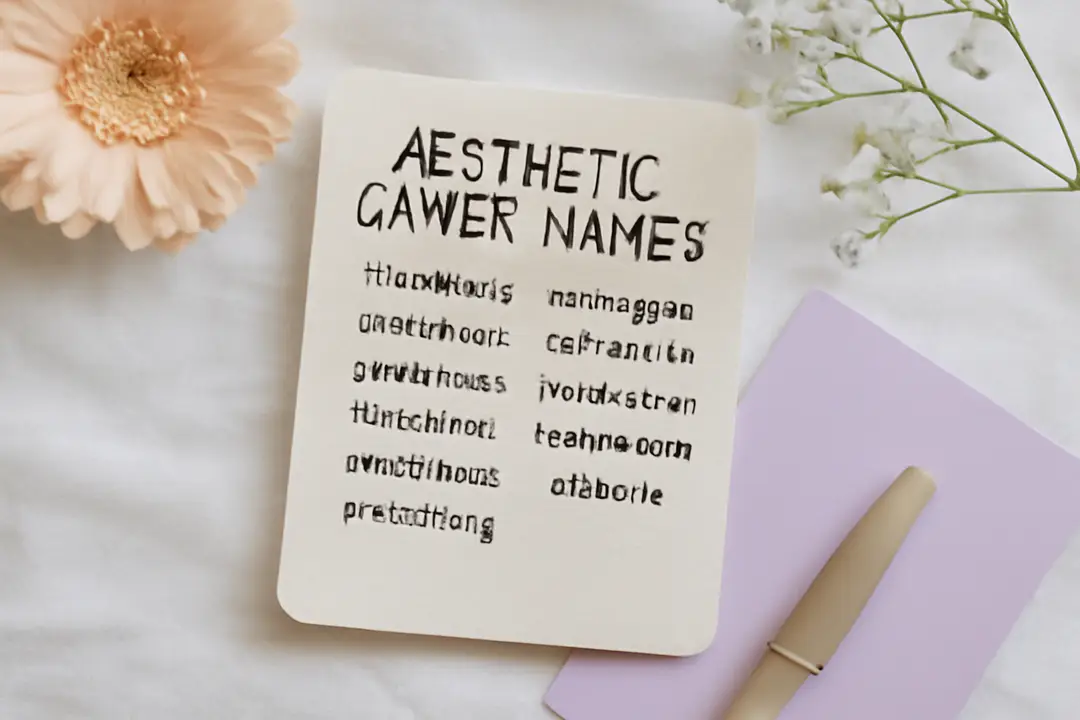 Aesthetic Gamer Names