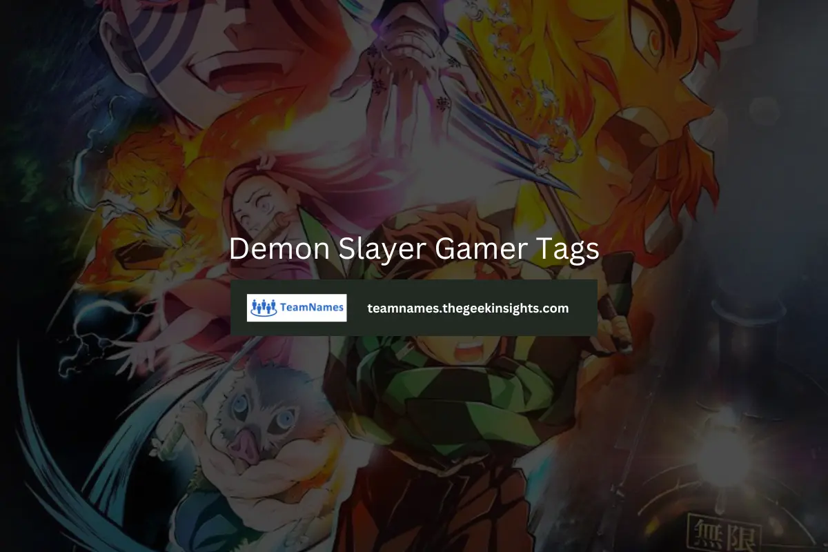 Demon Slayer Gamer Tags