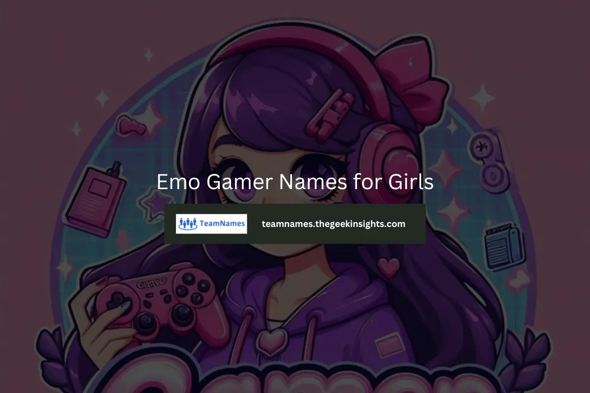 Emo Gamer Names for Girls