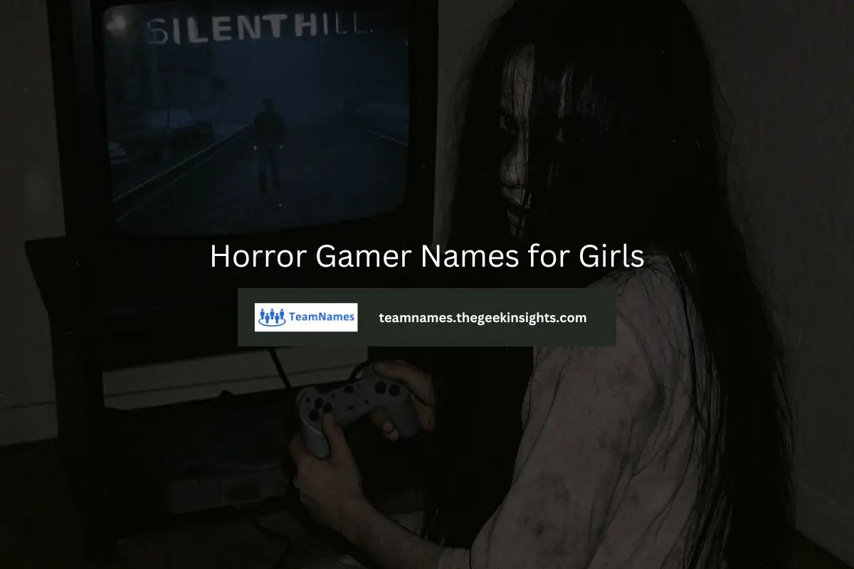 Horror Gamer Names for Girls