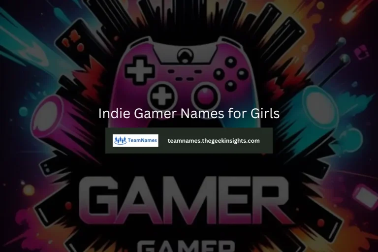 Indie Gamer Names for Girls