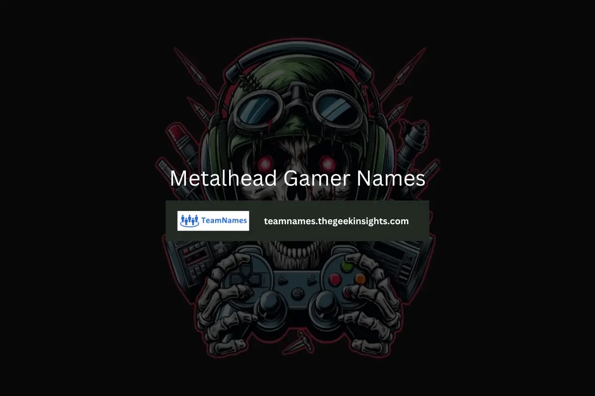 Metalhead Gamer Names