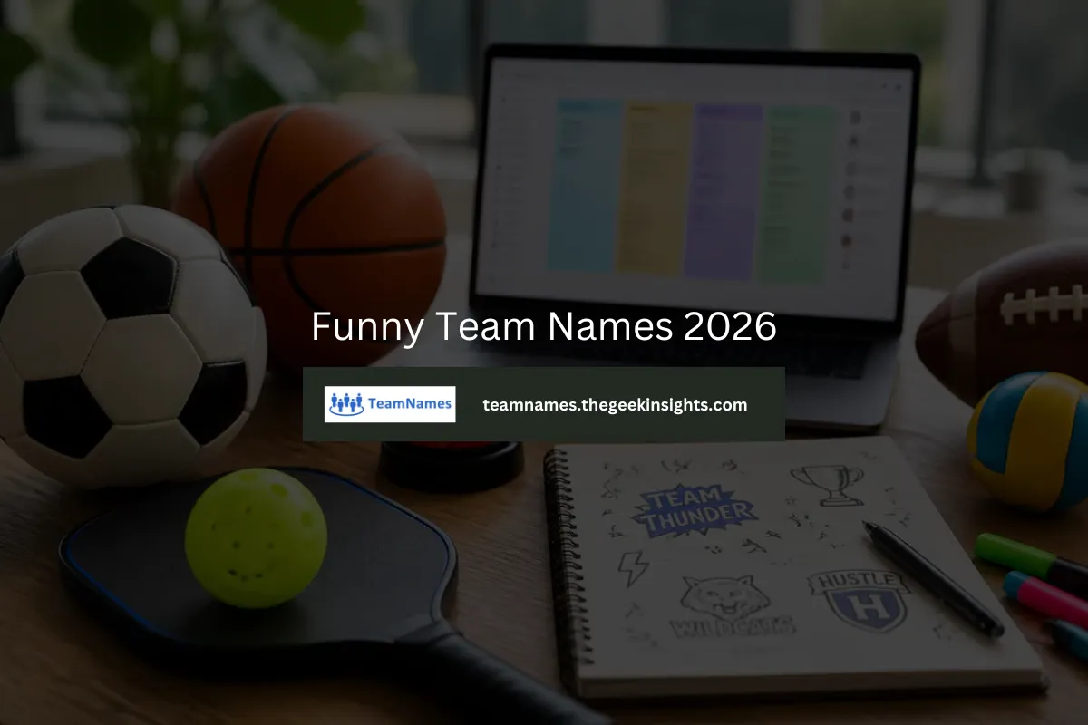 Funny Team Names 2026