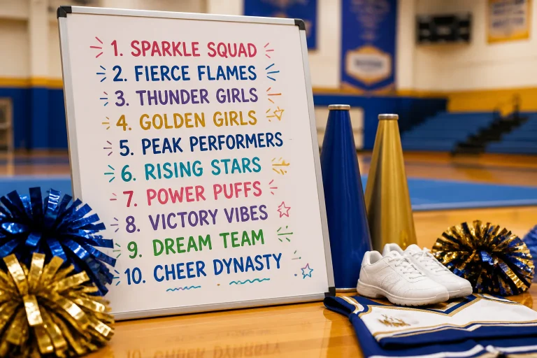 Cheer Team Names: Creative Ideas and Tips