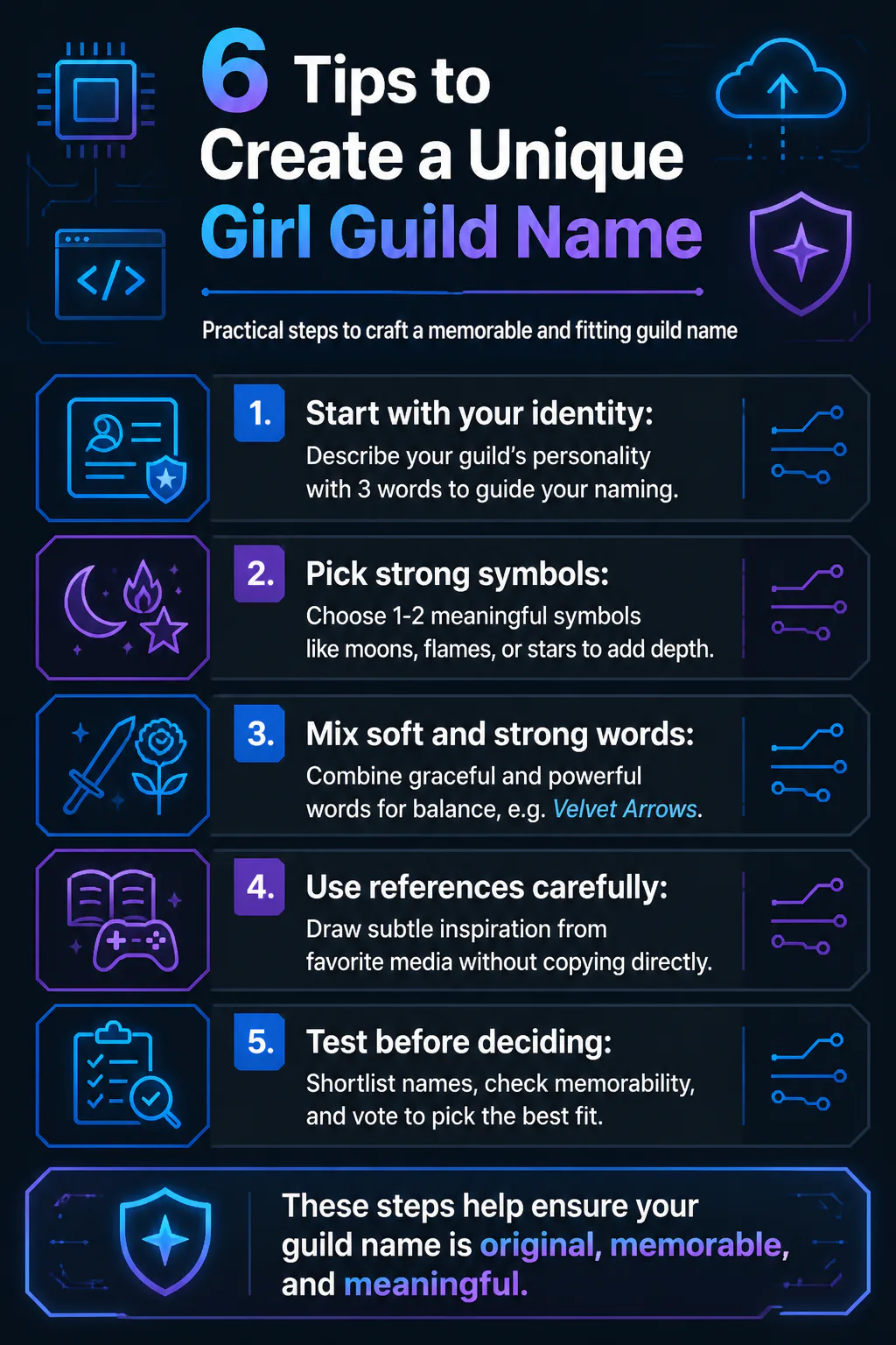 6 Tips to Create a Unique Girl Guild Name 6 Tips to Create a Unique Girl Guild Name