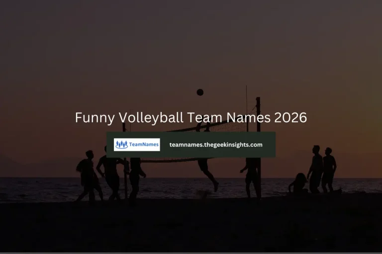 Funny Volleyball Team Names (2026)